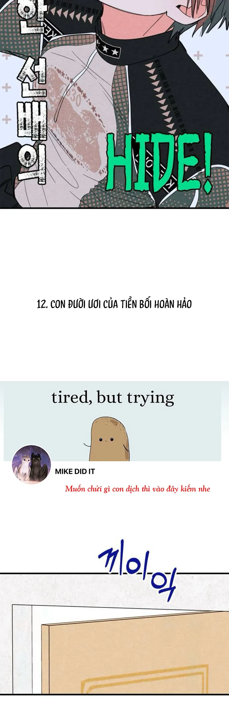 bí mật của tiền bối hoàn hảo chapter 12 13